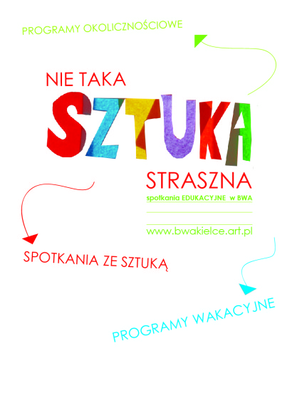 plakat EDUKACJA BWA