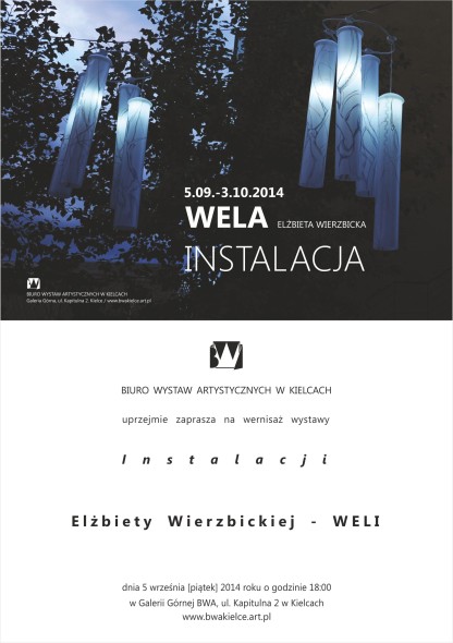 e_zaproszenie Wela Elżbieta Wierzbicka_Instalacja