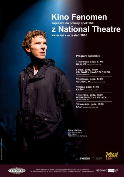 NT plakat Benedict Cumberbatch HAMLET