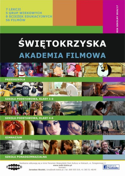 ŚWIĘTOKRZYSKA AKADEMIA FILMOWA plakat