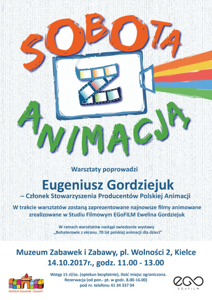 Sobota z animacją - plakat A4