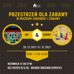 Przestrzeń dla zabawy w Muzeum Zabawek i Zabawy